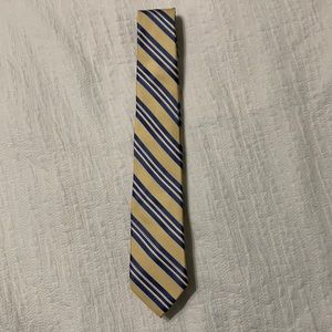 Joseph Abboud Striped Multicolor Blue/Gold Silk Men’s Tie